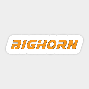 Bighorn Orange Logo Sticker